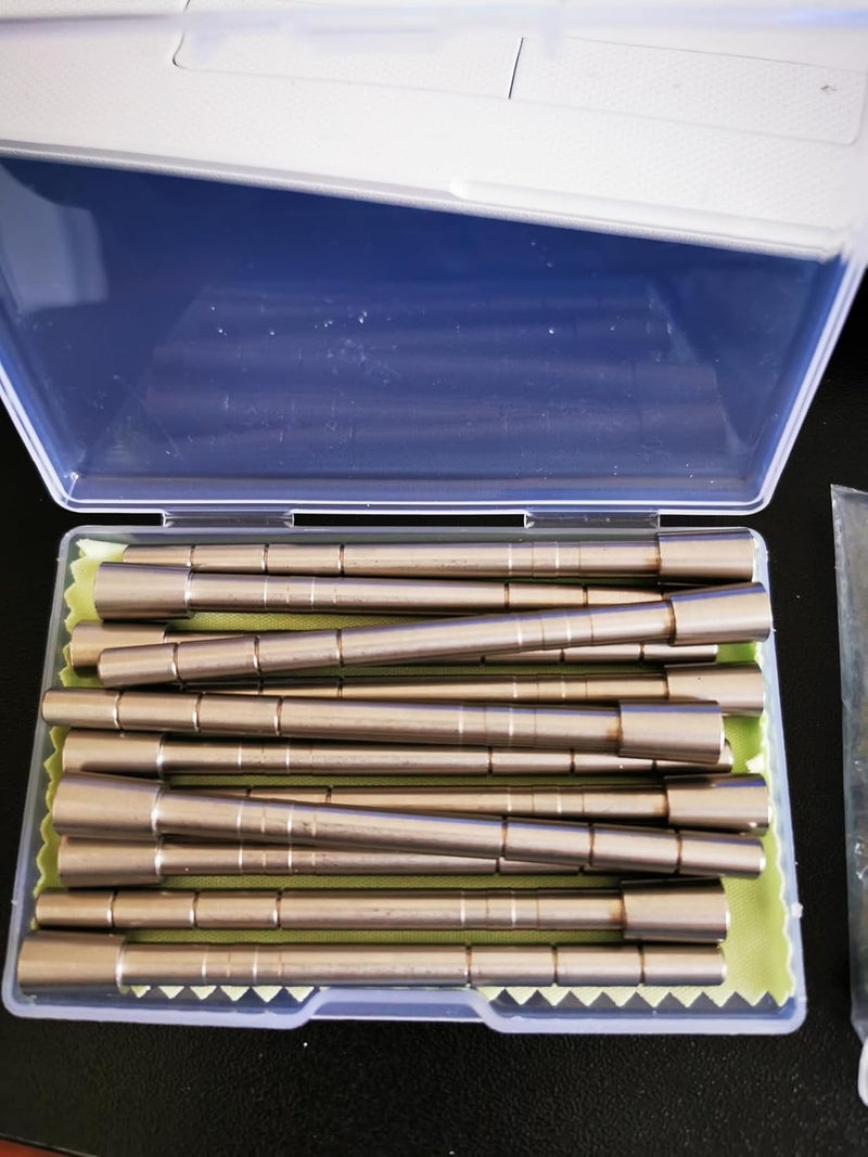 ZOEKO Stainless-Steel Arrow Inserts Suitable for ID .204" .244" Carbon Arrows, Suitable for 5/16" Field Points, Cuttable from 35-200 Grain (A Dozen) - Image 5